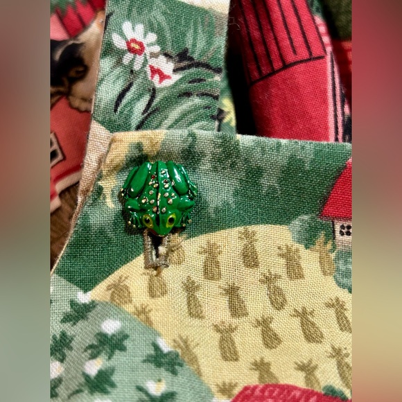 Handmade Toddler Girls Dress Sleeveless Farmyard Cows Size 2T/3T No Tags - Picture 8 of 9